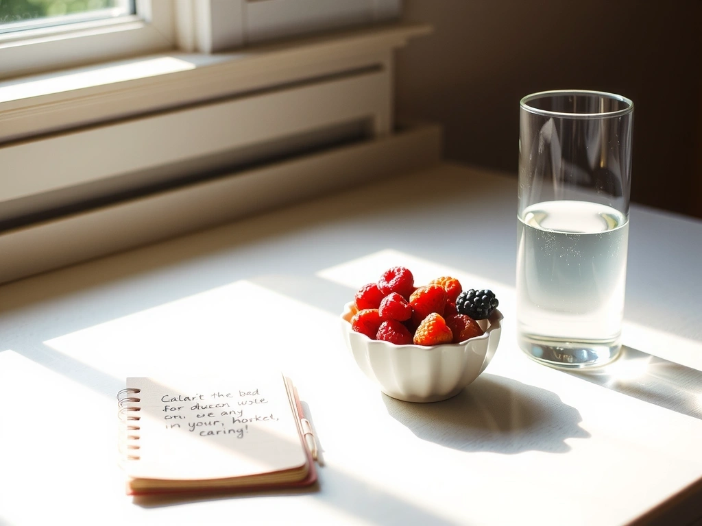 Frische Lebensmittel auf einer sauberen Küche